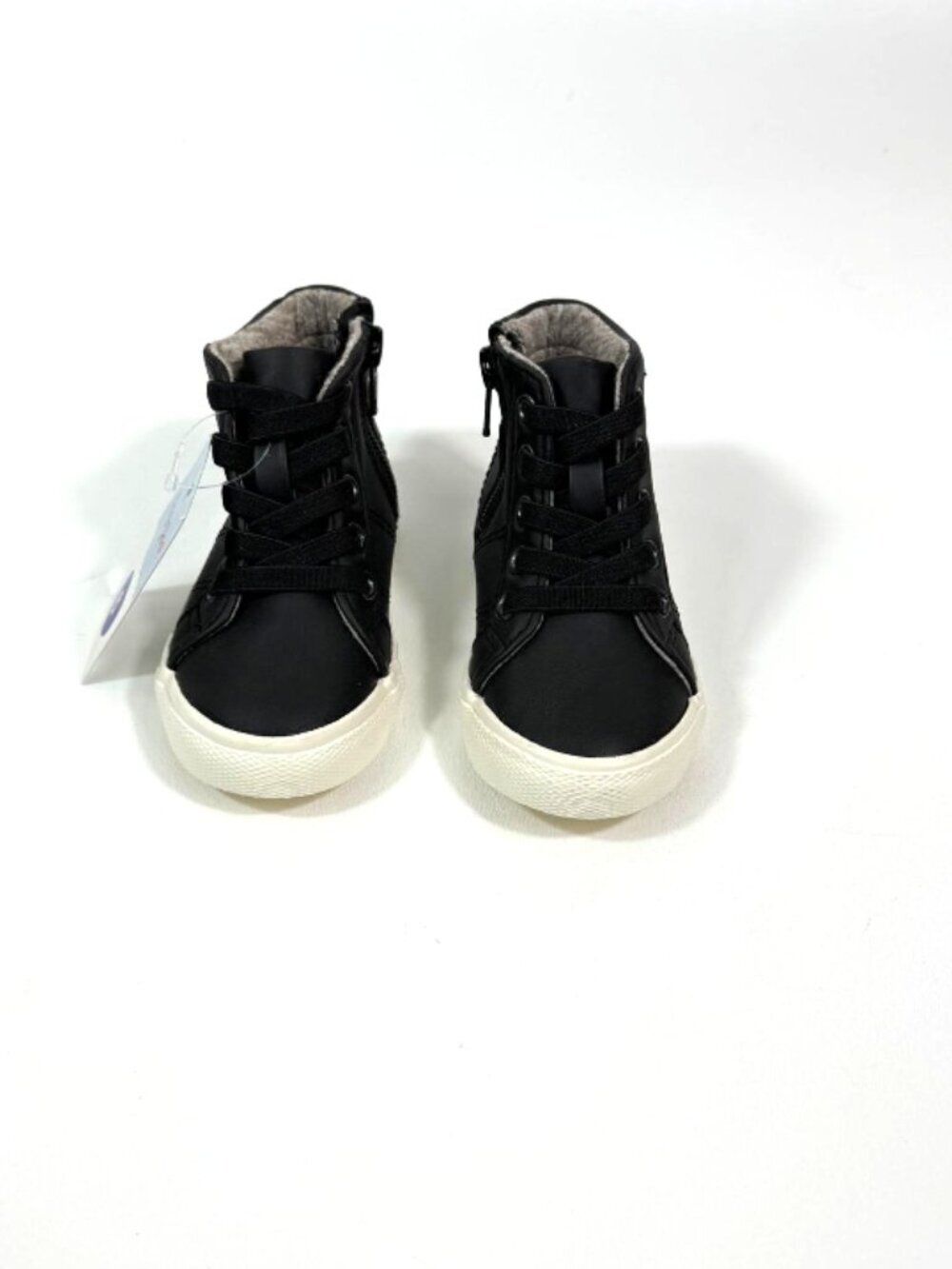 Cat and Jack Black Toddler Boy’s Tie Up Ankle Boots Size 6